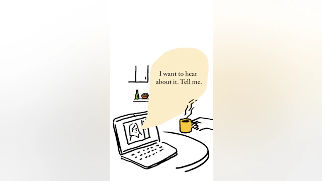 Video chatting while having a #RealConvo