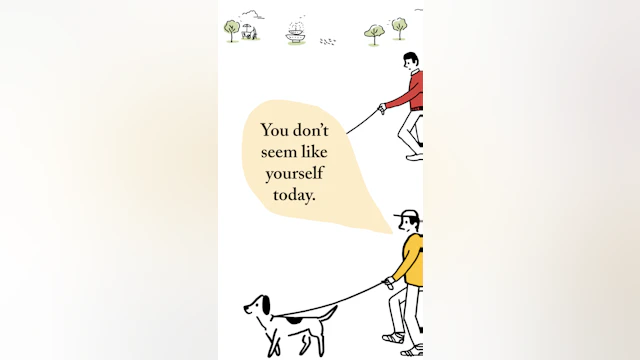 Dogwalking while having a #RealConvo