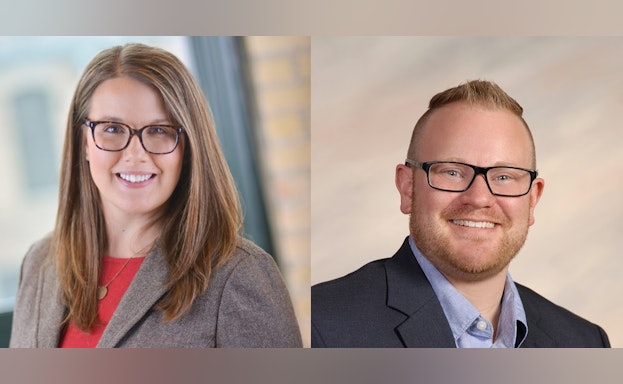 Man and woman smiling