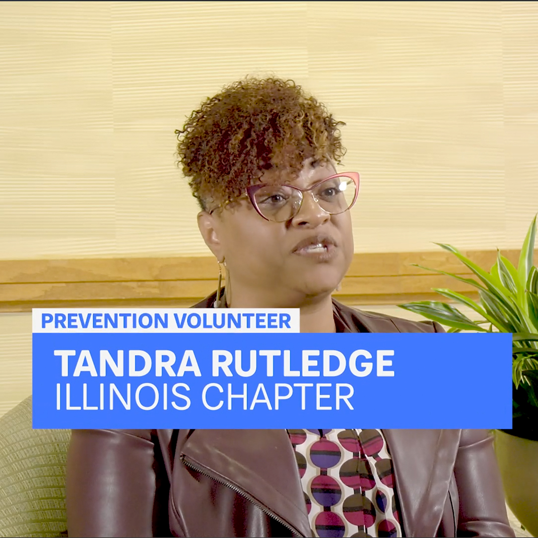 Tandra Rutledge speaking during an interview