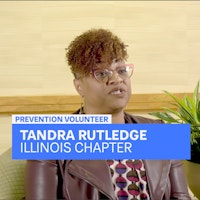 Tandra Rutledge speaking during an interview