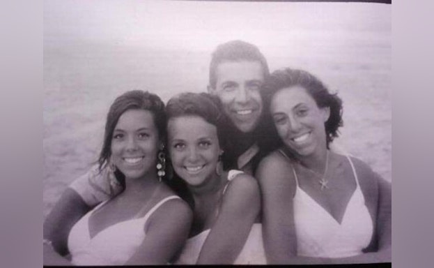 Daughters with father