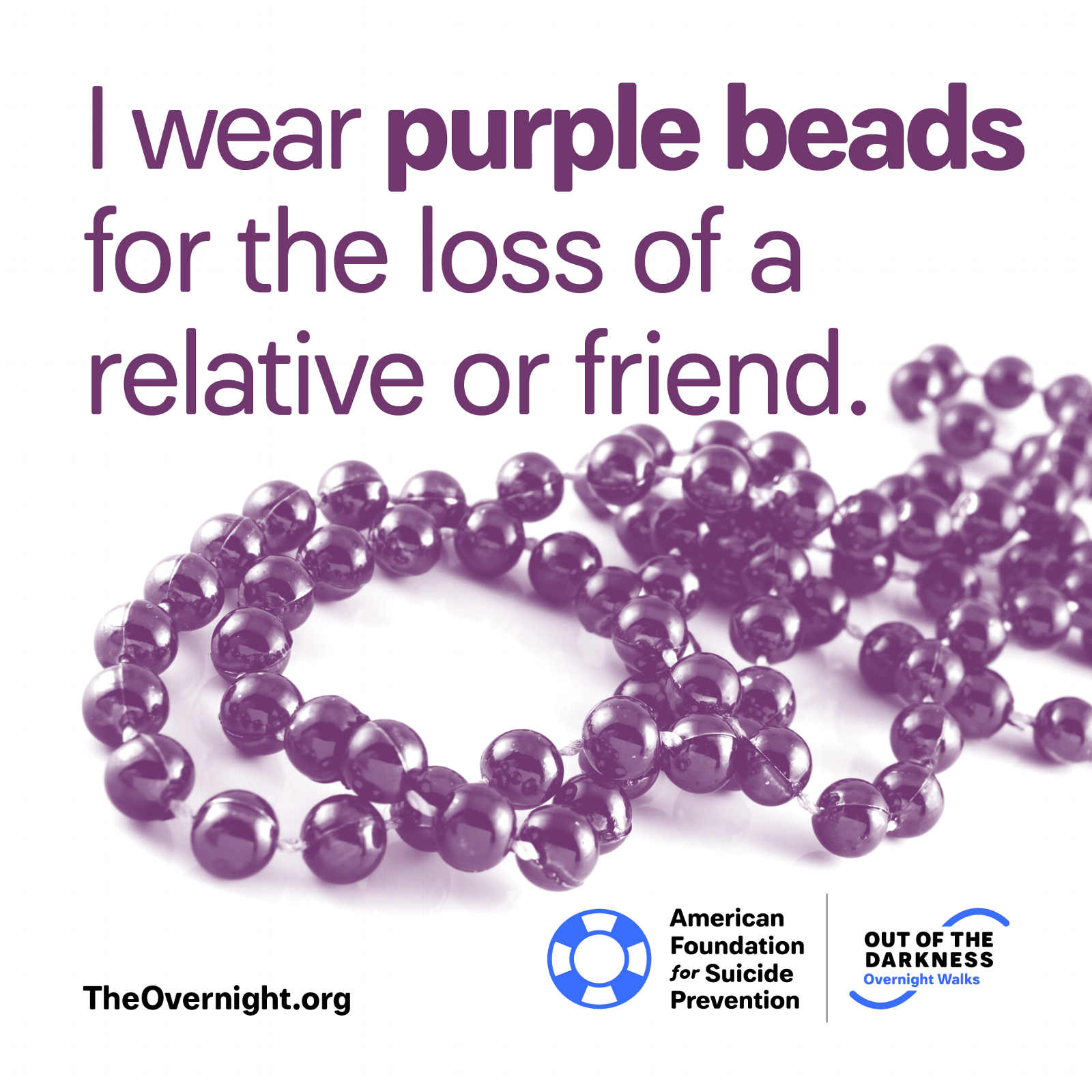 purple beads