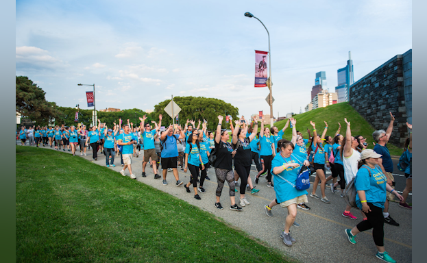 Overnight walkers in Philadelphia