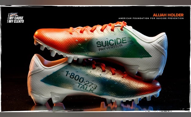 Alijah Holder cleats