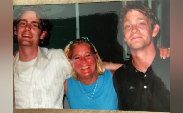 Mary Jean Coleman with two sons