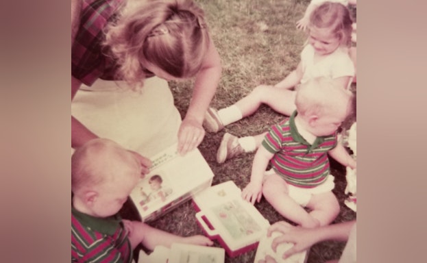 Mary Jean Coleman with children