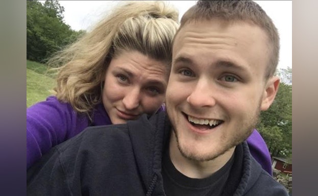 Man and woman smiling