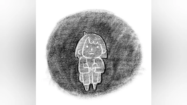 Illustration of small girl