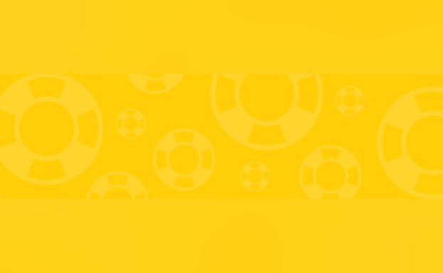 Yellow banner with lifesavers