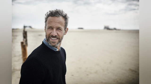 Man on beach