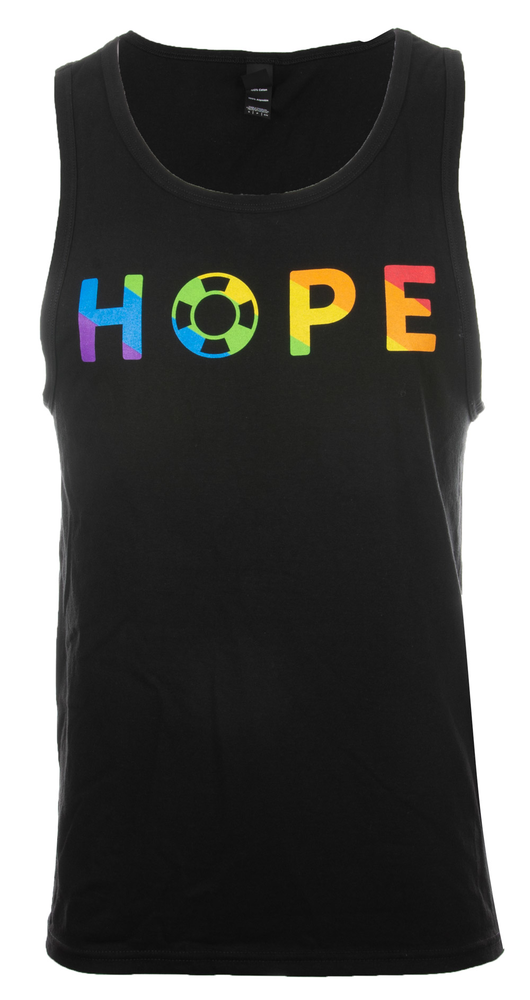 Unisex Rainbow HOPE Tank Top