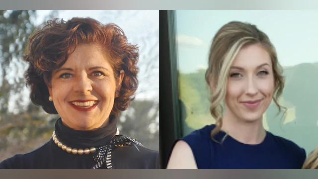 Adrienne Griffen and Amy Stuart