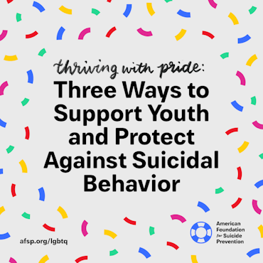 Lgbtq Mental Health And Suicide Prevention Afsp 