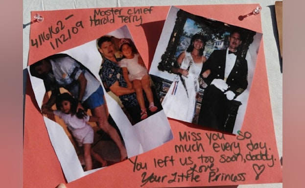 Photo collage Master Chief Harold Terry