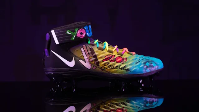 Cleats from Dru Samia -  Minnesota Vikings