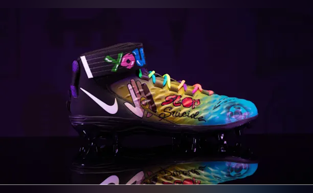 Cleats from Dru Samia - Minnesota Vikings