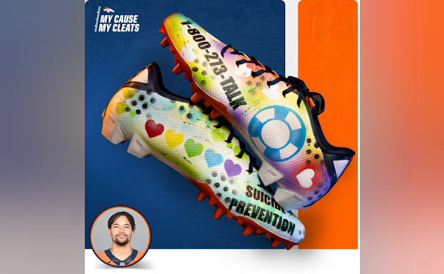 Cleats from Alijah Holder - Denver Broncos