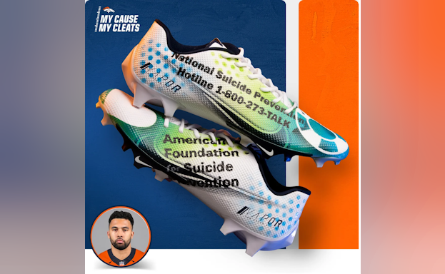Cleats from Justin Strnad - Denver Broncos