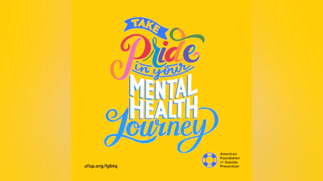 Take pride in your mental health journey