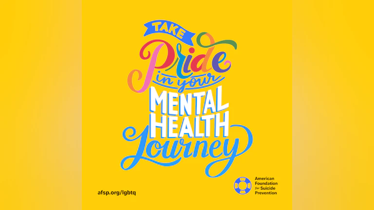 Take pride in your mental health journey