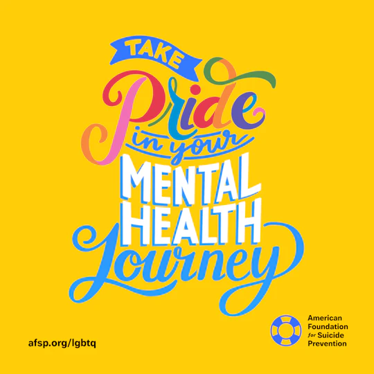 Take pride in your mental health journey