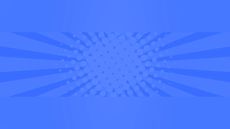 Blue sunburst background