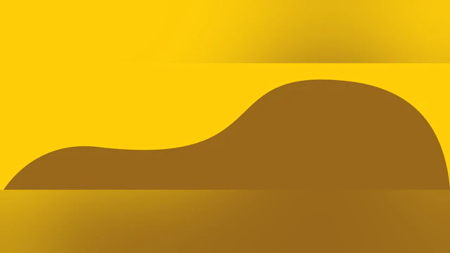 Yellow wave graphic