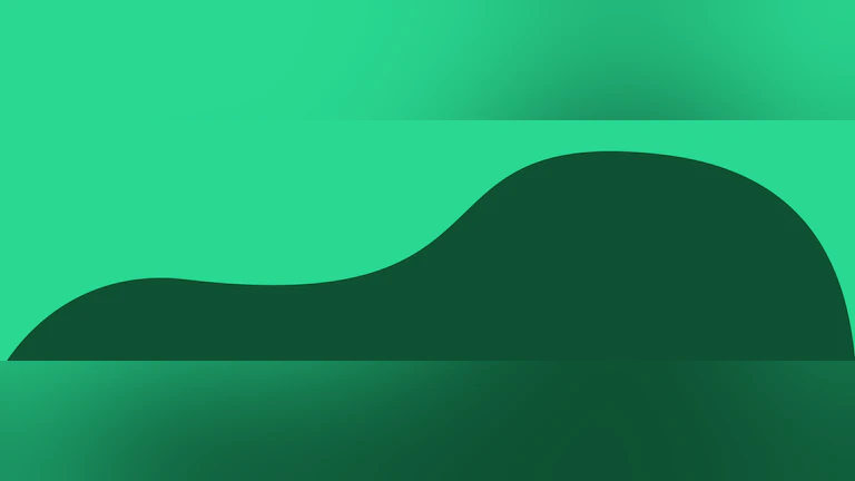 Green wave graphic