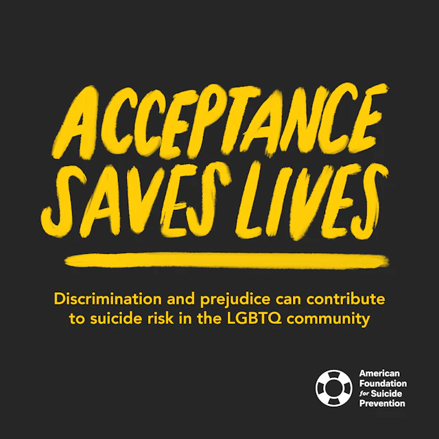 Acceptance Saves Lives