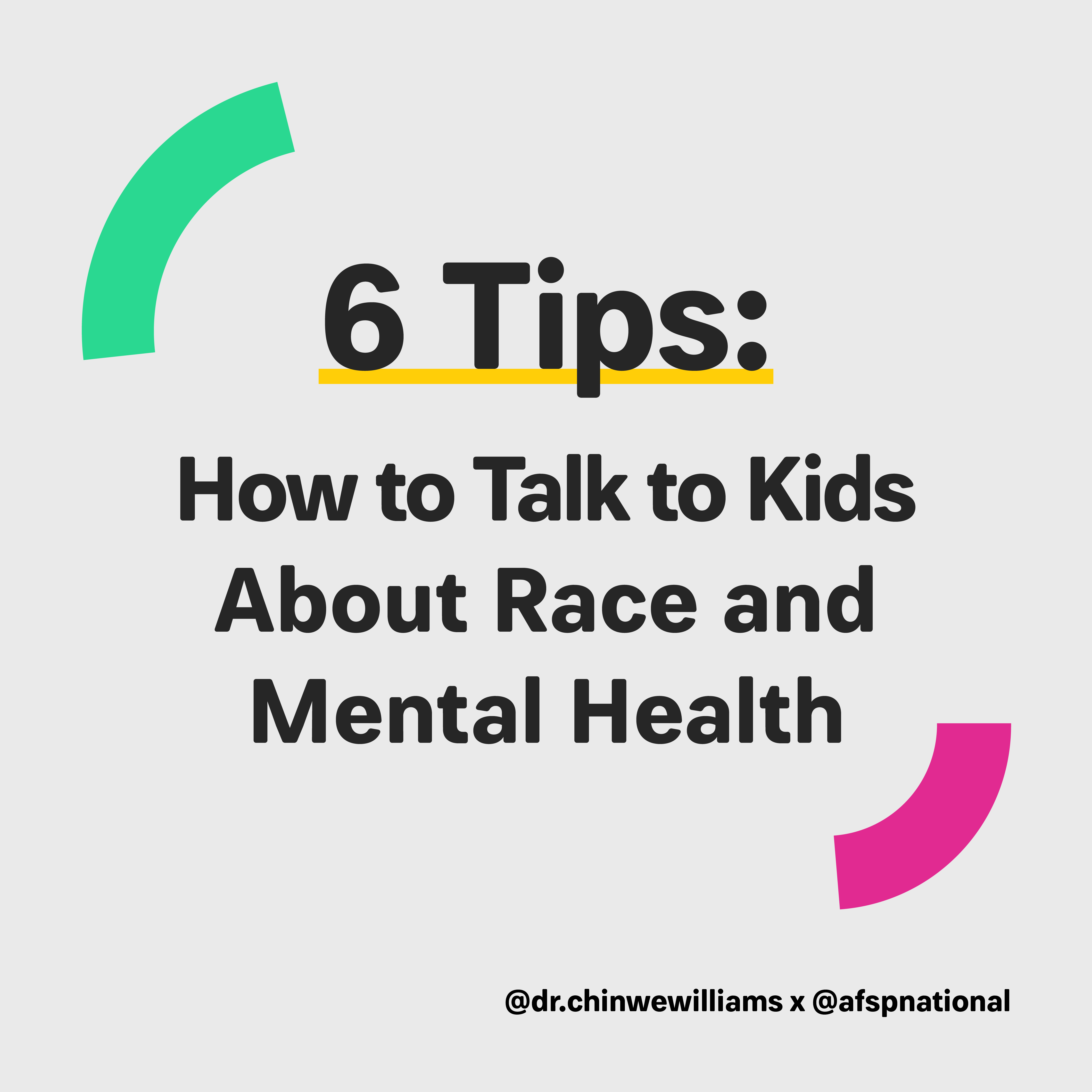 How to Talk to Kids About Race and Mental Health