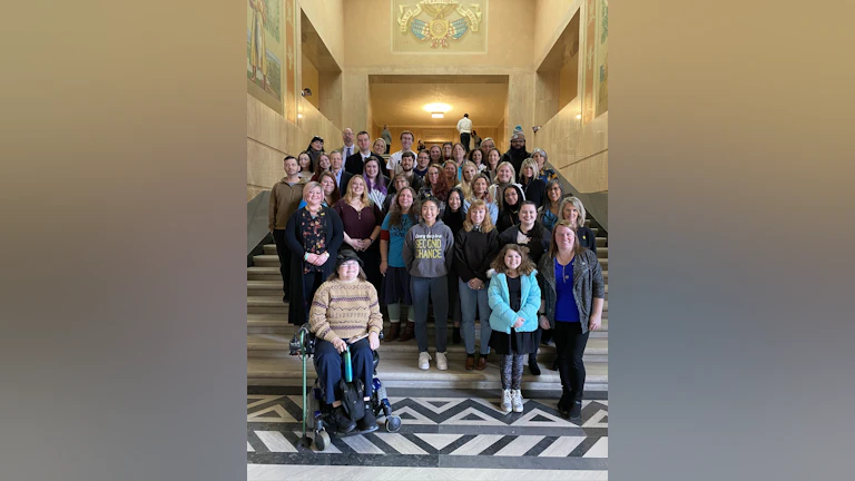 Group of volunteers at State Capitol Day