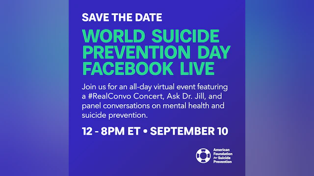 World Suicide Prevention Day Facebook Live