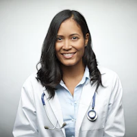 Doctor smiling at camera