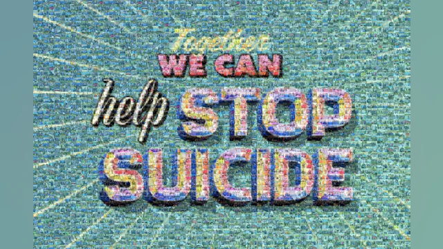 Together We Can Help Stop Suicide mosaic