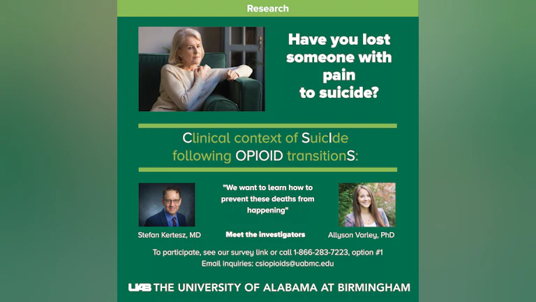 Clinical context of SuicIde following OPIOID transitionS