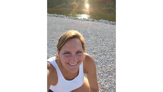 Tammy on beach