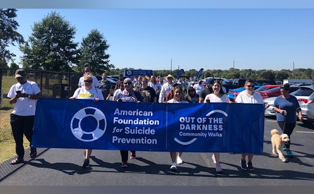 J.B. Hunt team at Out of the Darkness Community Walk