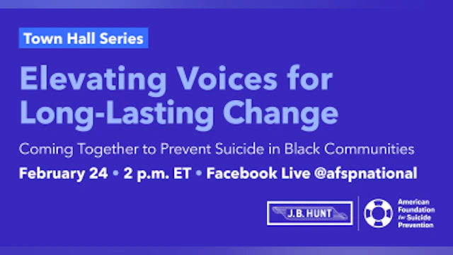 A banner reading: "Elevating Voices for Long-Lasting Change"