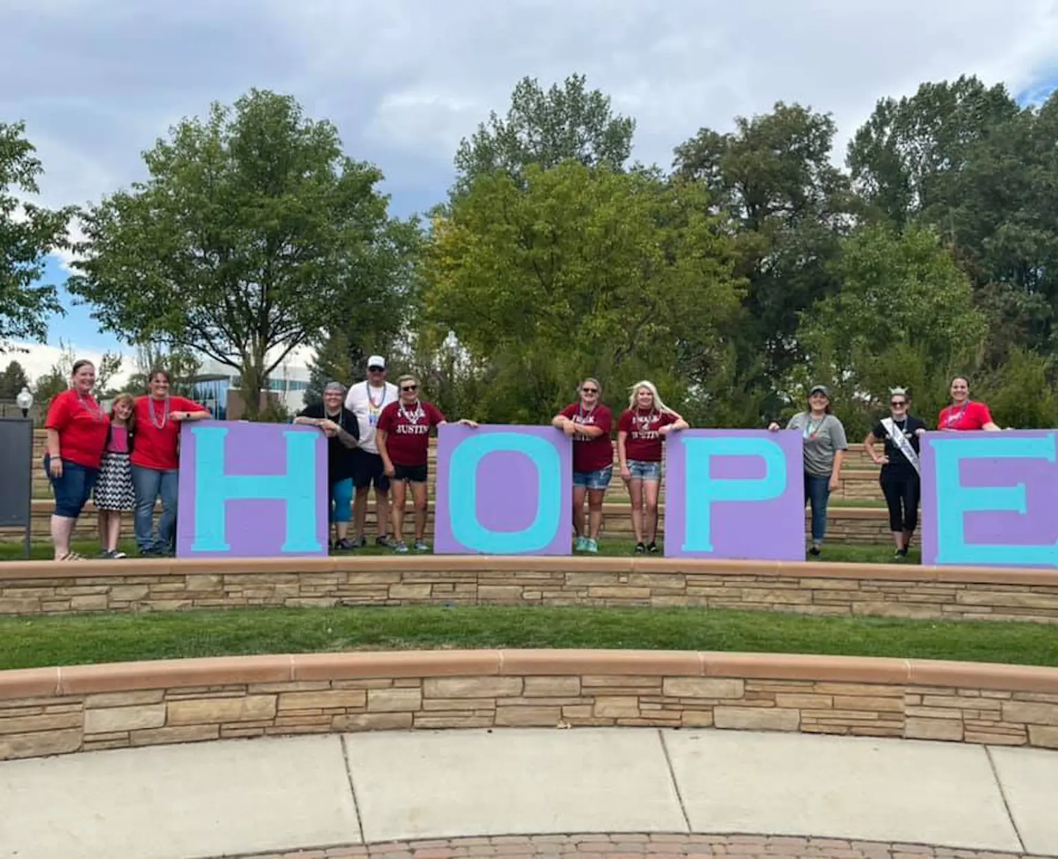 Wyomingvolunteers show their support across the state