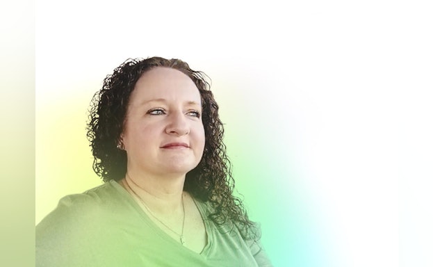 Jennifer looks into the distance