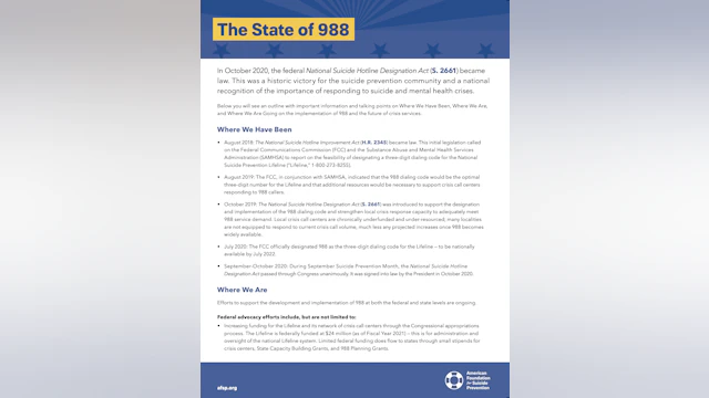 The State of 988