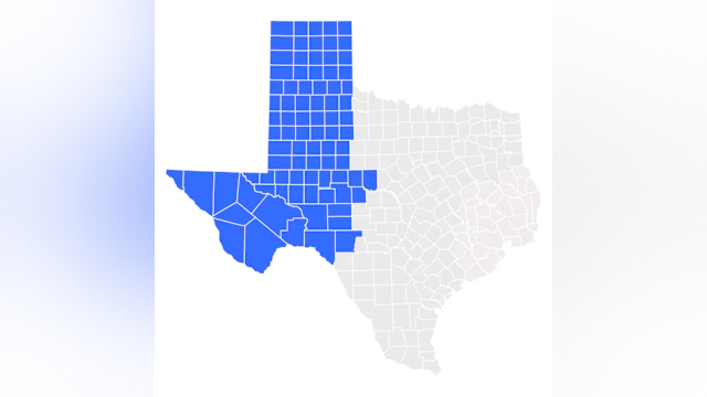 West Texas coverage map