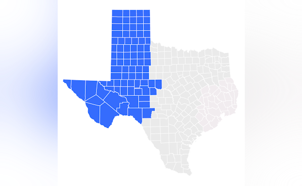 West Texas coverage map