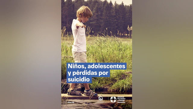 Niños, adolescentes y perdidas por suicidio