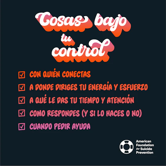 Cosas bajo tu control