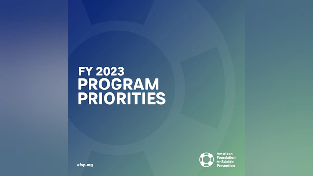 FY 2023 Program Priorities