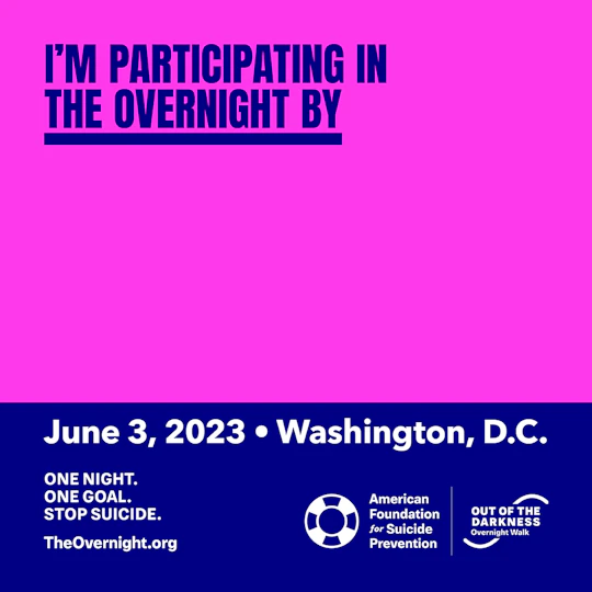 I'm participating in the Overnight by