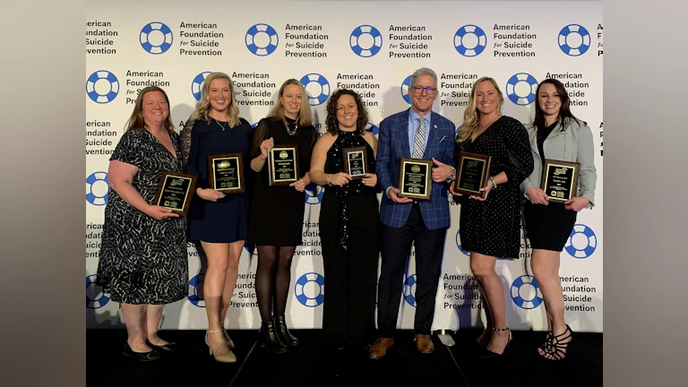 Volunteers from AFSP Massachusetts