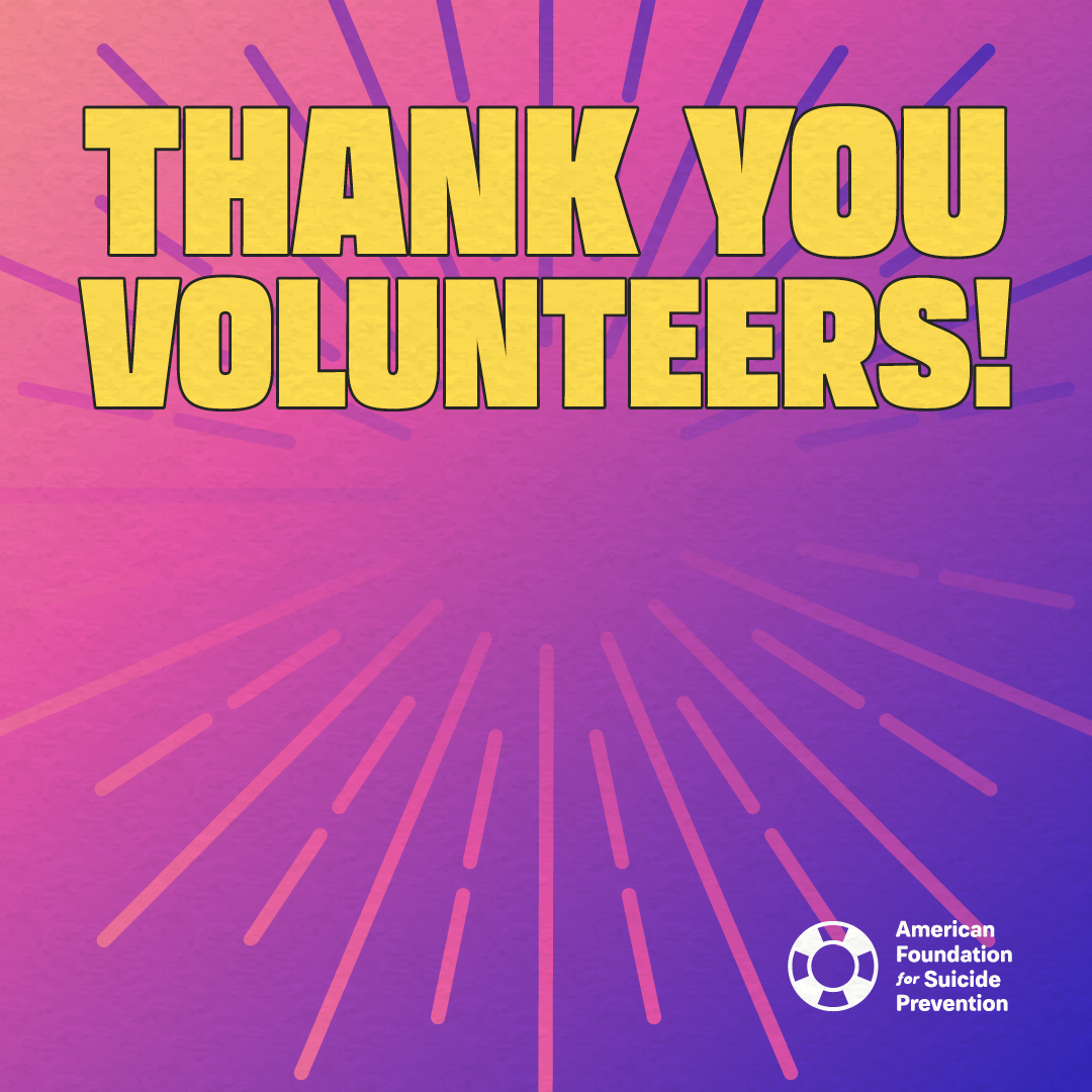 Thank you volunteers!